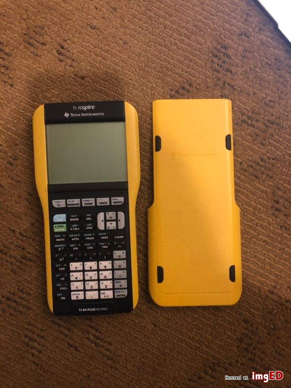 texas instruments ti 84 plus graphing calculator yellow
